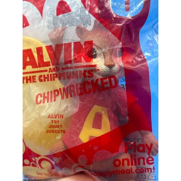Alvin And The Chipmunks Chipwrecked McDonalds Happy Meal Toy - Picture 4 of 4